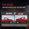 Autoptzxd Front Upper Control Arms for Ram 1500 2006-2022, 2-4"