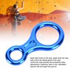 Descender Figure 8 Shape Aluminium Alloy 45KN Descent Abseiling Device