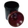 Plastic Spittoon – Cone 10 Black & Bordeaux – Capacity