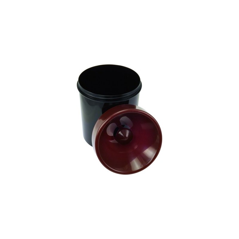 Plastic Spittoon – Cone 10 Black & Bordeaux – Capacity