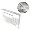 Acrylic Periodic Table Display with 85 Elements Inside Teaching Chemical