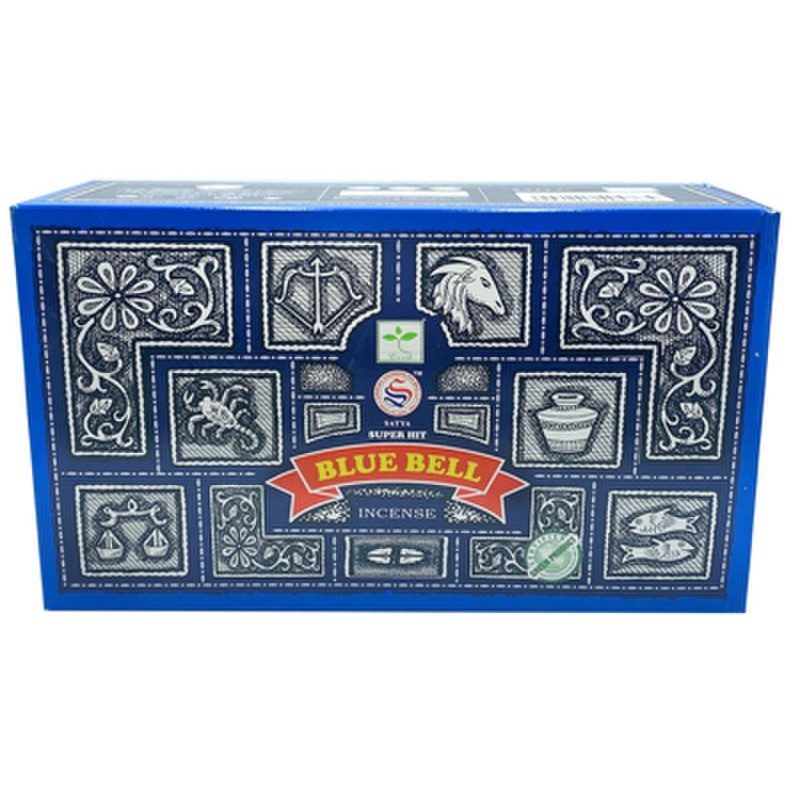12 Packs of Superhit Blue Bell Incense Sticks by Satya