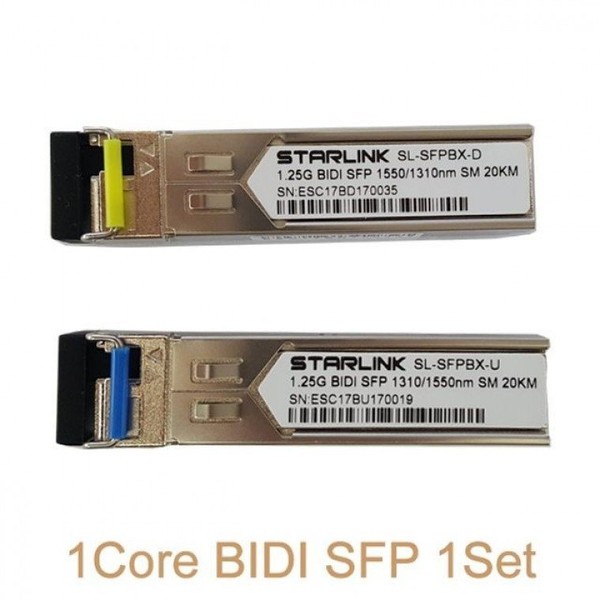Single mode BiDI SFP 1 core module SL-SFPBX-U D (transceiver) / 싱글모드 BiDI SFP 1코어모듈 SL-SFPBX-U D(송수신기)