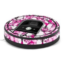 MightySkins Skin Compatible with iRobot Roomba 960 Robot Vacuum - Butterflies | Protective, Durable, and Unique Vinyl Decal wrap Cover | Easy to Apply, Remove, and Change Styles | Made in The USA