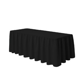 Mosley Mantel Bambalina para tablon de Banquetes 2 Medidas Varios Colores (Negro, 180x75)