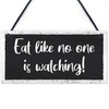 RED OCEAN Shabby Chic Sign Funny Kitchen Plaque Hanging Wall