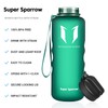 Super Sparrow Drinking Bottle with Straw, Tritan Water Bottle,1.5 L,