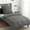 Bedsure Cotton Bed Linen 135 x 200 cm, Grey Bed