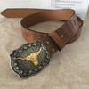 UDNFHL 2 pieces retro belt buckle, belt buckle, strap accessories,