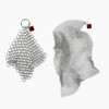 Knapp Made Cast Iron Chainmail Scrubber Kitchen Set - 4"
