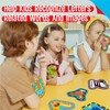 SpriteGru 26PCS Kids Lacing Cards, 26 Double Sided Uppercase Sewing