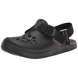 Chaco Women's CHILLOS Clog Moccasin, Black, 12