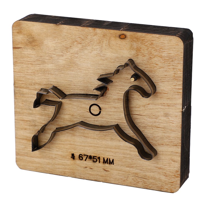 Leather Cutting Die Horse Shape Sharply Clean Edge Alloy Steel