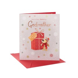Boofle Christmas Card for Godmother - Cute Design