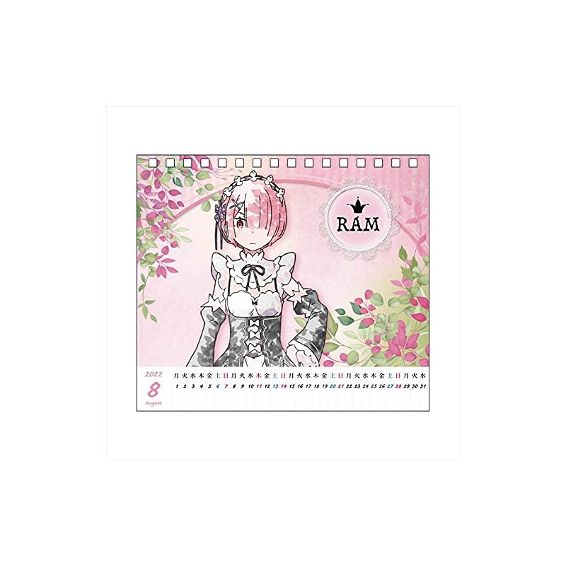 Re:Zero - Starting Life in Another World Desk Calendar
