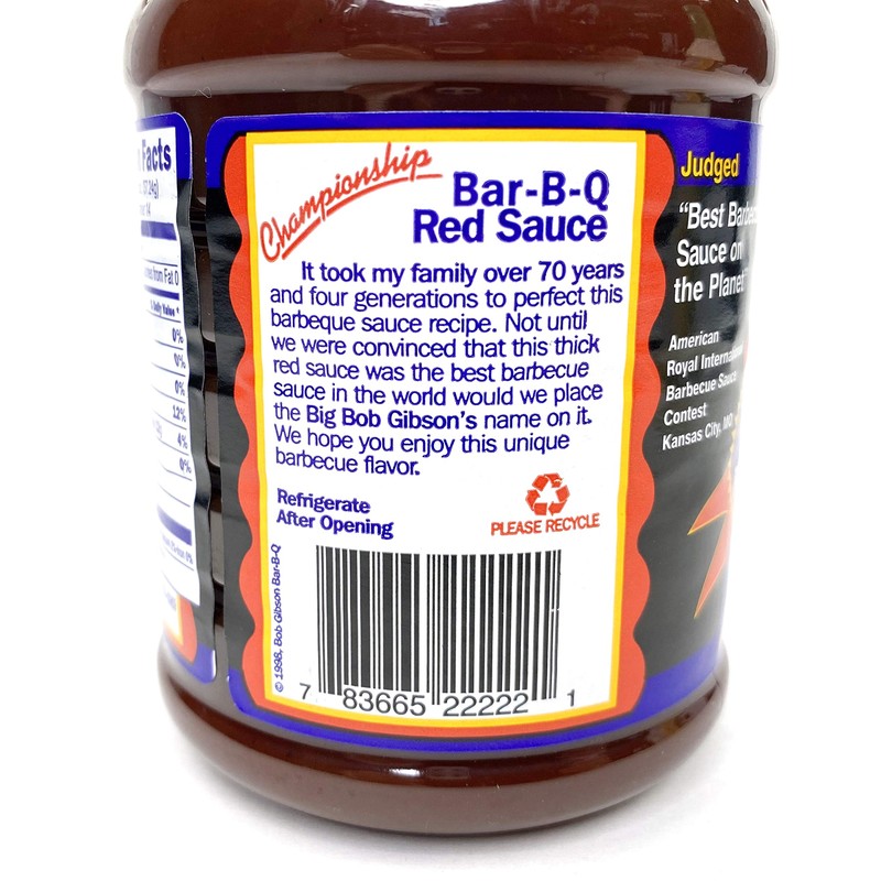 Big Bob Gibson Championship Red and White BBQ Sauce Bundle
