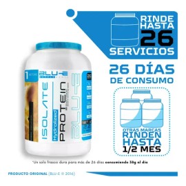 Proteína Whey Isolate BLU-E en Polvo de 1 Kg Sabor Capuchino                                                                                          