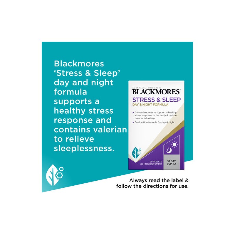 Blackmores Stress & Sleep Formula 20 Tablets