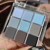 CAKAILA 9 Colors Blue Grey Highly Pigmented Colorful Eyeshadow Palette,Matte