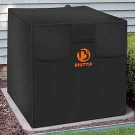 Air Conditioner Cover for Outside Units - 26x26x32 inches, Central AC Winter Covers for Outside, Waterproof Anti-Hail Windproof Design