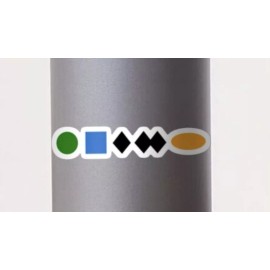 Unbranded Ski Terrain Resort Mountain Symbol Stickers 4” Car/ Computer Decal