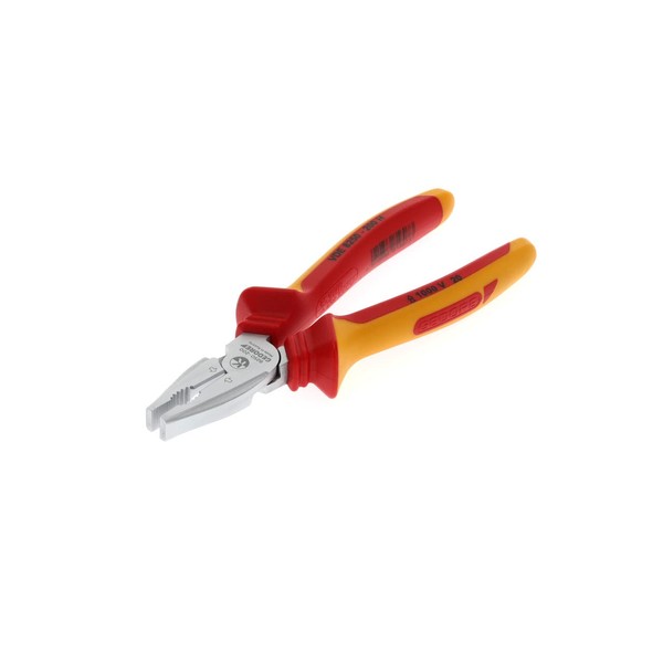 GEDORE VDE 8250-200 H VDE Heavy Duty Combination Pliers with VDE Insulating Sleeves 200 mm