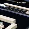 Clear Acrylic Mahjong Racks with Pushers, Set of 4, 17.3"
