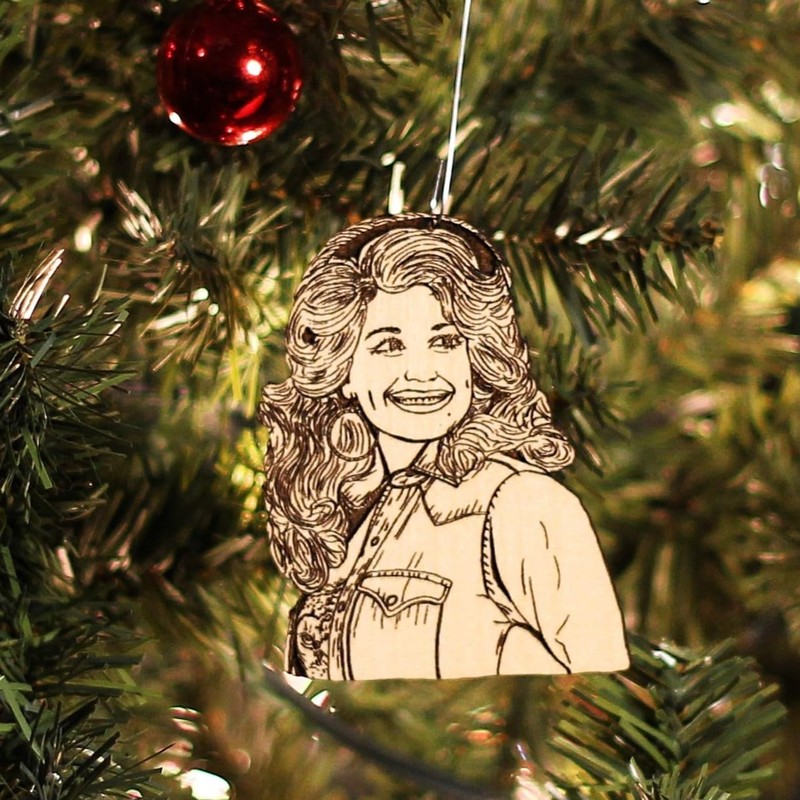 Dolly Wood Christmas Ornament