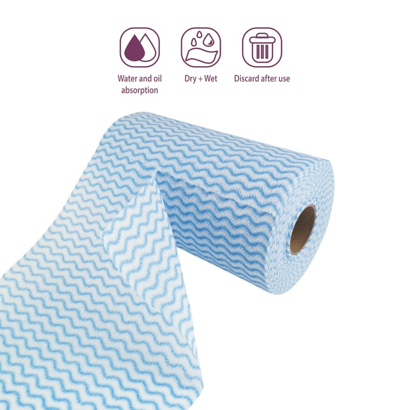 IDEA HOME - 2 Rolls of 100 Wipes, 18 x