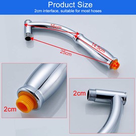 ANTHYTA Rainfall Shower Extension Replacement,Shower Head Extender,Plastic Shower Head Extension,Easy to Fit,Adjustable Shower Arm for Bath Rain Shower Head