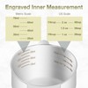 BERYLER 1PCS 1/3Cup (80ml, 2.6oz) Single Measuring Cup, Etched Inner