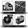 Waffle Iron - 180-Degree Flip Waffle Maker with Nonstick Plates,