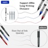 Rollerball Pens,15 Pack 0.5mm Gel Pens black,Quick-Drying Ink Rolling Ball