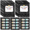 Gueevin 40 Set Student Homework Folder Labels for Homework Take
