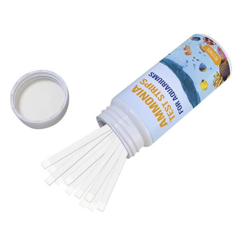 MiOYOOW Aquarium Ammonia Test Kit, 50 Counts Ammonia Test Strips,