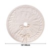 GARENDE 18 Inches Christmas Tree Skirt Decorations Tree Rug Xmas