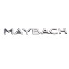 NONE Mercedes Rear Trunk Hatch Sticker Badge Bright Silver Maybach