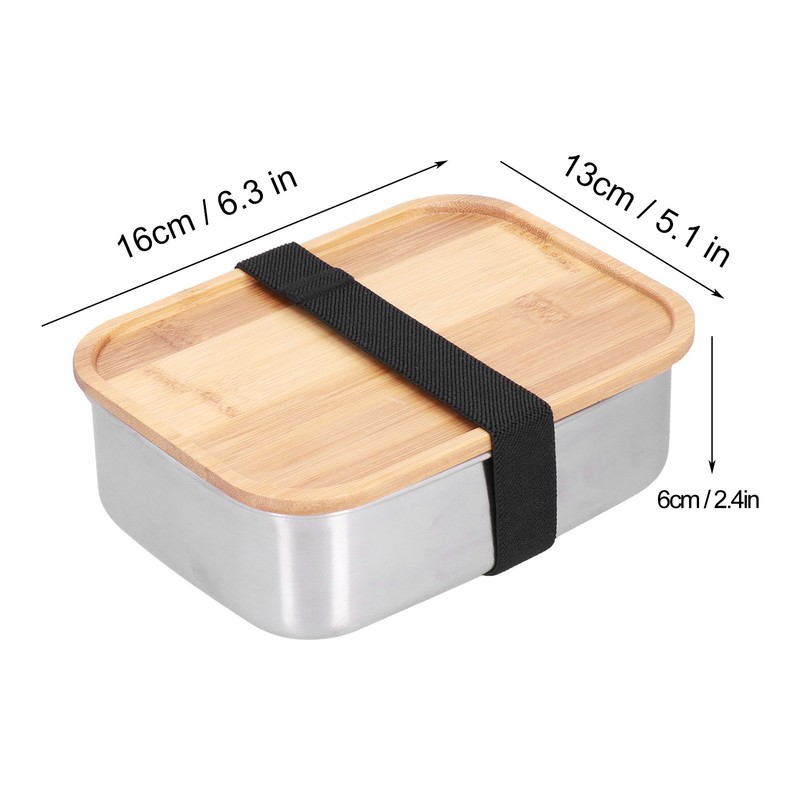 Bento Lunch Box 304 Stainless Steel Secure Bento Boxes with