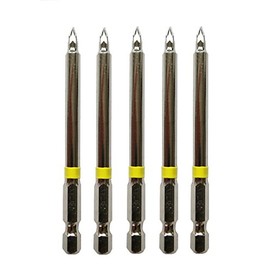 jjw-germany Professional Replacement Bits Torx Pozidriv or Phillips Made of Impact-Resistant Special Steel, Nickel-Plated (PZ1 x 75)