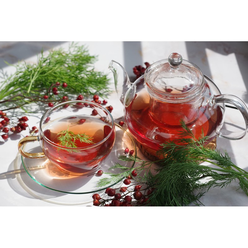 Rosehip CAFFEINE FREE Herbal Tea Organic Rose Hip Rooibos Hibiscus