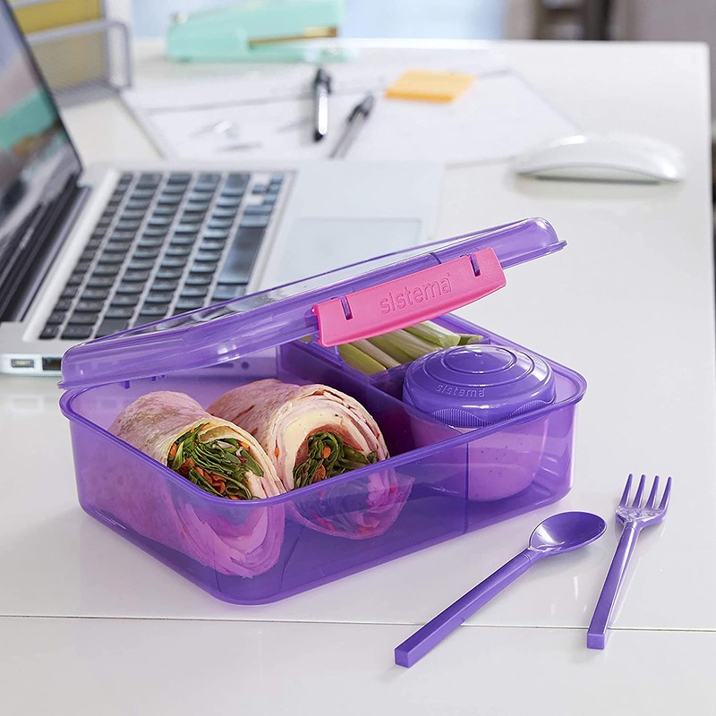 Sistema Bento Cube Lunch Box, 1.25 L Food Storage Container