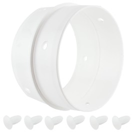 SPARES2GO Dual Vent Hose Connection Ring Kit for White Knight Tumble Dryer