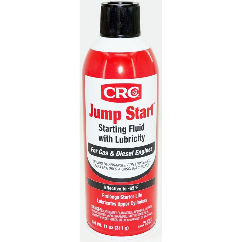 CRC 05671-12PK Starting Fluid with Lubricity, 11 fl. oz., Pack