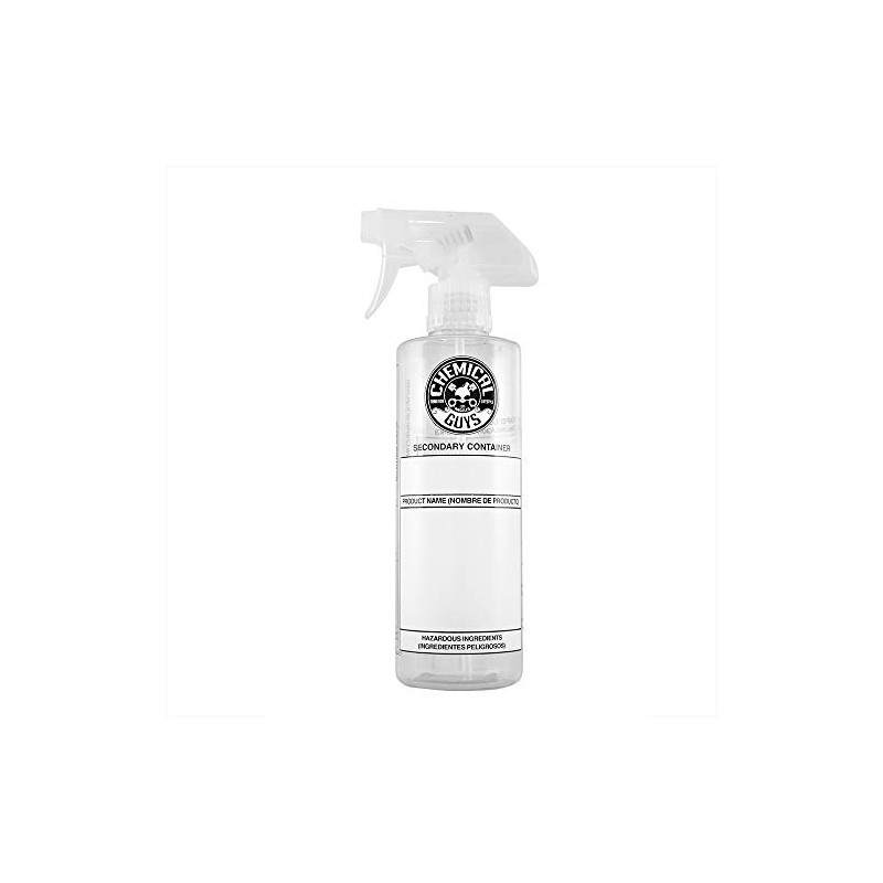Chemical Guys Botella de dilución de contenedor secundario, Atomizador Natural,