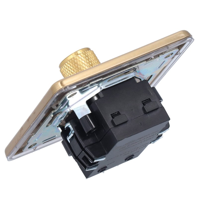 Dimmer Light Switch Stainless Steel Golden Colour Elegant Scratch-Resistant Durable