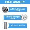 M3 Screws Set, M3 x 10 mm Rounded Head Screws