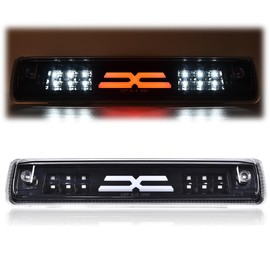 GRAND ORANGE LED 3rd Brake Light Compatible with 2015 2016 2017 2018 Chevy Colorado/2015 2016 2017 2018 GMC Canyon Third Tail Brake Light Cargo Lamp Clear Lens Black Housing