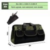 FASTECH 22-inch Wide Mouth Tool Bag with Water Proof Molded