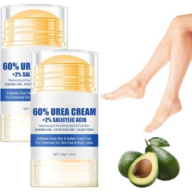 Crema Hidratante Anticrackes para Pies, Producto Hidratante de la Versión Actualizada 2025, Loción para Pies, Parches para Talones, que Puede Reparar y Humedecer los Pies y Manos Secos y Grietas. (2)