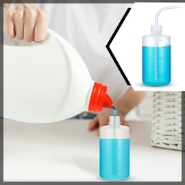 SHIELD PLUS Squeeze Washing Bottle for Medical Lab, Tattoo Supplies, Irrigation Squeeze Sprinkling Can Wash Plant Bottle (2pc)